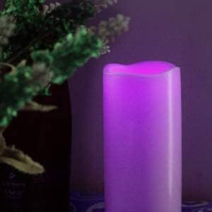 CANDLE CHOICE Waterproof Outdoor Color Changing Flameless Candles Remote Timer Realistic Flickering Battery Operated Fake Electric LED White Plastic Pillars for Wedding Christmas Decoration 3 Pack