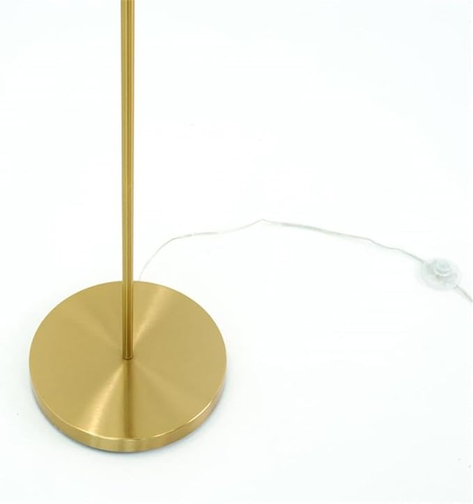 Regal Radiance Floor Metal & Brass Lamp