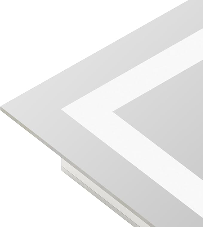 30x36 Inch LED Bathroom Mirror with Lights, Backlit & Front Lit, Anti-Fog Lighted Bathroom Vanity Mirror for Wall, Memory Function, Dimmable, HD Tempered Glass, Shatter-Proof