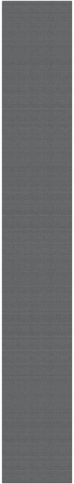 KOZYFLY Braided 2.5'x20' Runners Rugs for Hallway, Extra Long Washable Runner Rug, Woven Non Slip Kitchen Runner, Cotton Entryway Rug, Floor Carpet for Entry, Aisle, Hall, Grey/Dark Grey