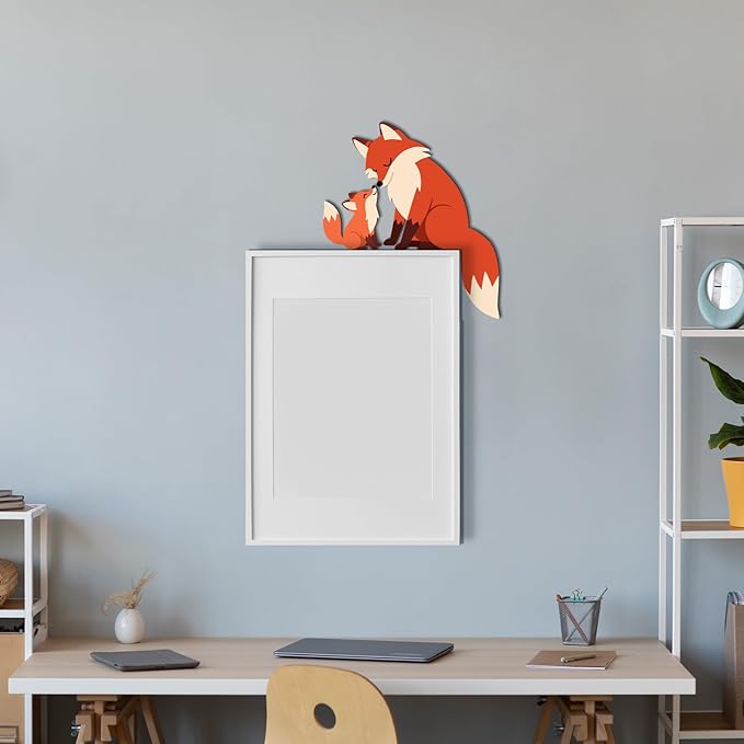 Woodland Nursery Decor for Baby Kids Room Decor, Playroom Decor, Cute Topper Door Corner Sculpture for Classroom Bedroom Nursery Room Shelf Home Decorations