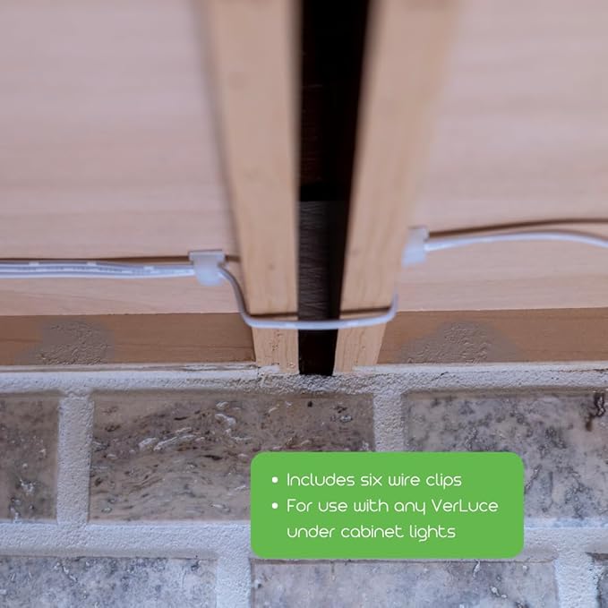 150” Connecting Wire - Use with Smart Under Cabinet Lighting Kits - Connect Up to 2x150” Kits for Every Power Adapter - Slim Connector - Lighting Kits Sold Separately