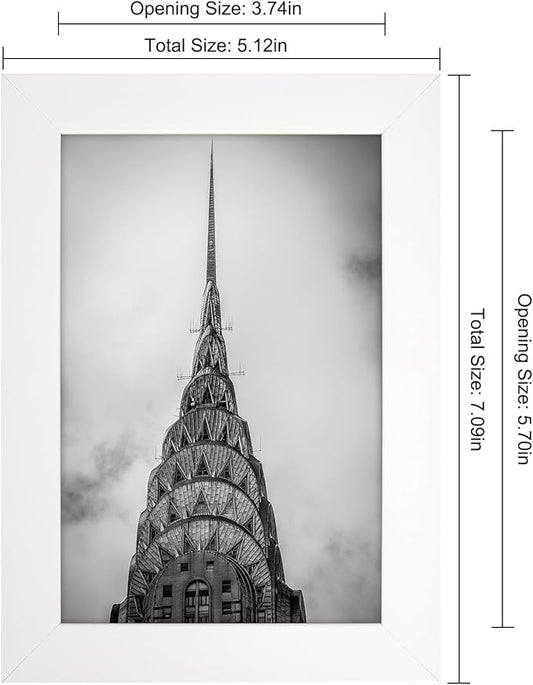 4x6 Picture Frames White Set of 12 for Wall Gallery Collage Photo Frames or Tabletop Display