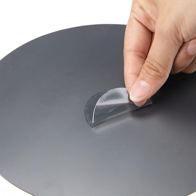 Jetec 28 Pcs Real Glass Round Mirror Tiles Frameless Wall Glass Tiles Round Wall-Mount Mirrors with Acrylic Double Sided Adhesive for Bedroom Bathroom Craft(2/3/4/6/8/10 Inch)