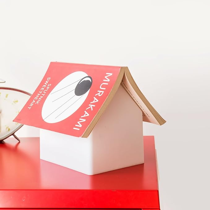 Suck UK Book Rest Lamp - House Shaped Lamp - Book House Lamps - Room Decor - LED Lights for Bedroom - Bedside Lamps - Decorative Home Accessories - Bedside Reading Night Light - Housewarming Gifts