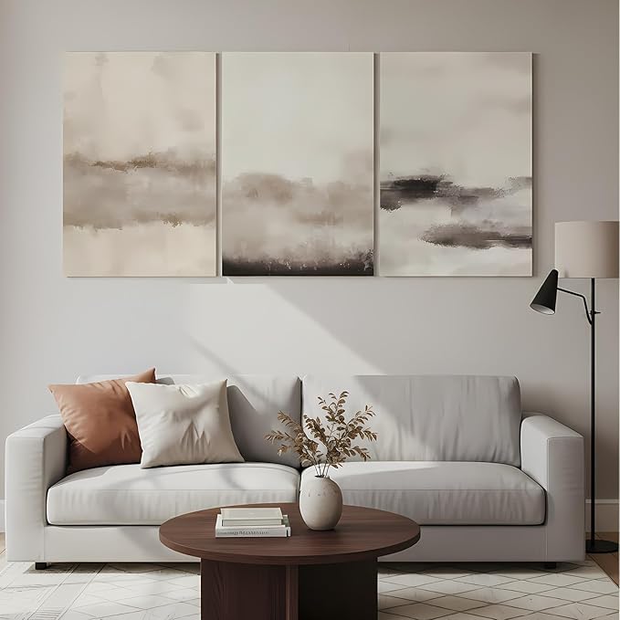Framed Wall Art Set of 3 – Canvas Poster Paintings Print Picture Artwork Posters Prints for Home Décor, Modern Wall Decoration