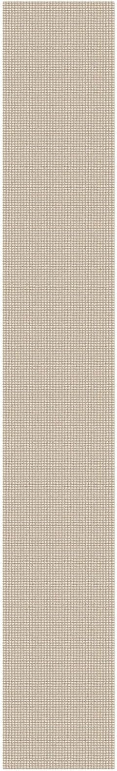 KOZYFLY 3x20 Runners Rugs for Hallway, Extra Long Washable Runner Rug, Non Slip Rubber Backed Kitchen Runner, Cotton Entryway Rug, Floor Carpet for Entry, Aisle, Hall, Ivory/Camel/Brown