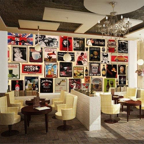 Eletina twinkle Metal Tin Signs Vintage Sign Operate with Guard Don198;t Working While in Motion Style 1 Wall Decor Sign 7.8 x 11.8 Inch Plaque Retro Club Pub Bar Poster