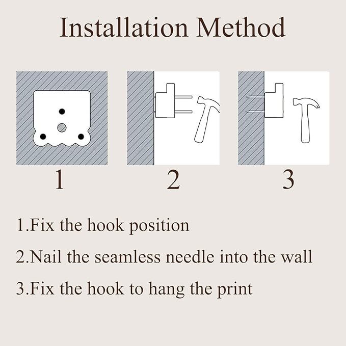 myusuar 3 Piece Large Abstract Framed Wall Art For Living Room, Smoke Texture Ink Warm Brown Terracotta Canvas Wall Art Modern Minimalist Art Prints Wall Décor For Bedroom Office 16x24in