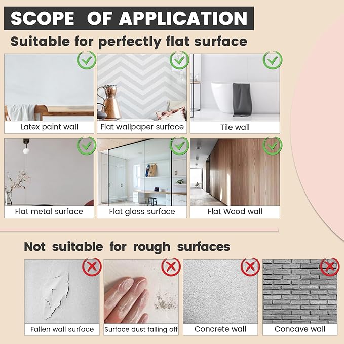 iCAGY Acrylic Self Adhesive Mirror Sheet for Wall, Plastic Non Glass Sticky Kid Safety Mirror Tiles for Wall Rectangle 16x47 inch 2 Pcs