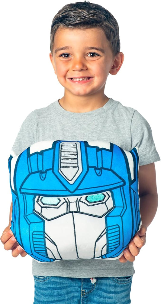 Northwest Transformers Optimus Prime Cloud Pillow 12" – Robot Plush Stuffed Toy, Kids & Adults Room Decor