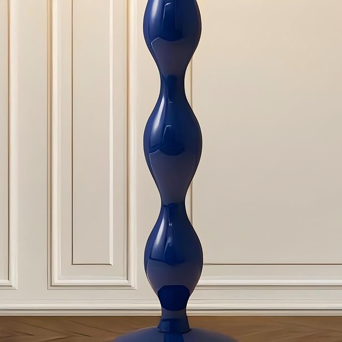 Modern Mushroom Floor Lamp, Blue, 59.1 Inch High, 3 Light Colors, Foot Switch