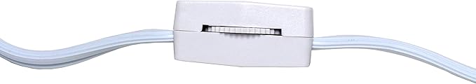Simple Designs LT2061-GRY Mini Chrome Angled Fabric Shade Table Lamp, Gray