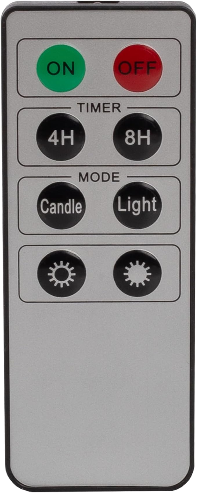 Lavish Home LED Candle with Remote - Van Gogh Sunflowers Battery Operated Candle with Realistic Flickering Light - Flameless Candles for Home Décor, 6"