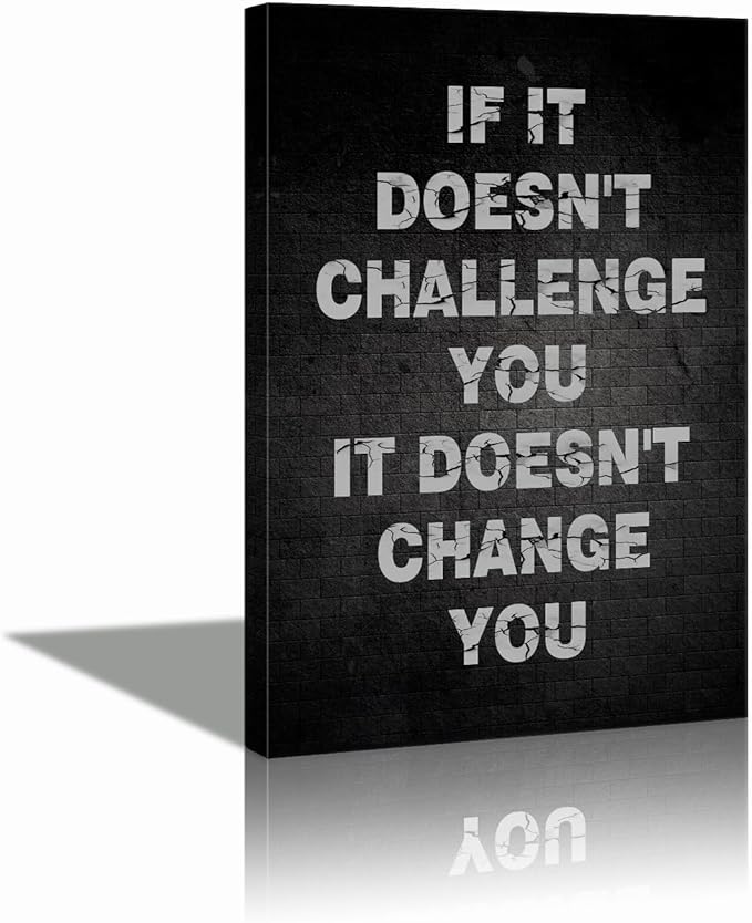 Jumong Motivational Wall Art Motivational Quotes Inspirational Sayings Wooden Frame Inspirational Office Wall Art Encouraging Canvas Posters for Living Room Office Decor