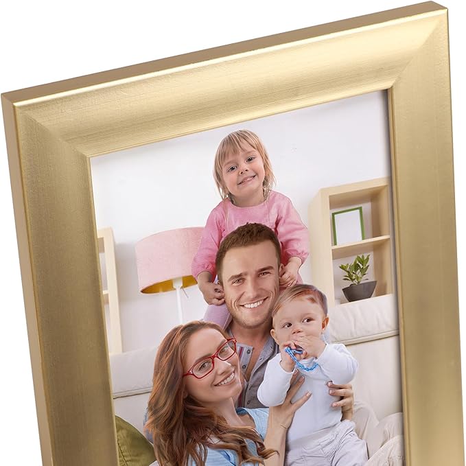 Giftgarden 8x10 Picture Frame Gold Set of 12, Multi Modern 8 x 10 Frames Bulk for Wall or Tabletop Display