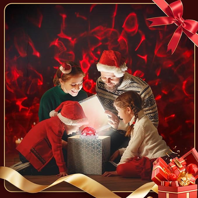 Galaxy Light Projector, 2-in-1 Night Light Projector, Timer & Remote Control, Galaxy Projector for Bedroom & Gift for Kids, Birthday, Christmas, White