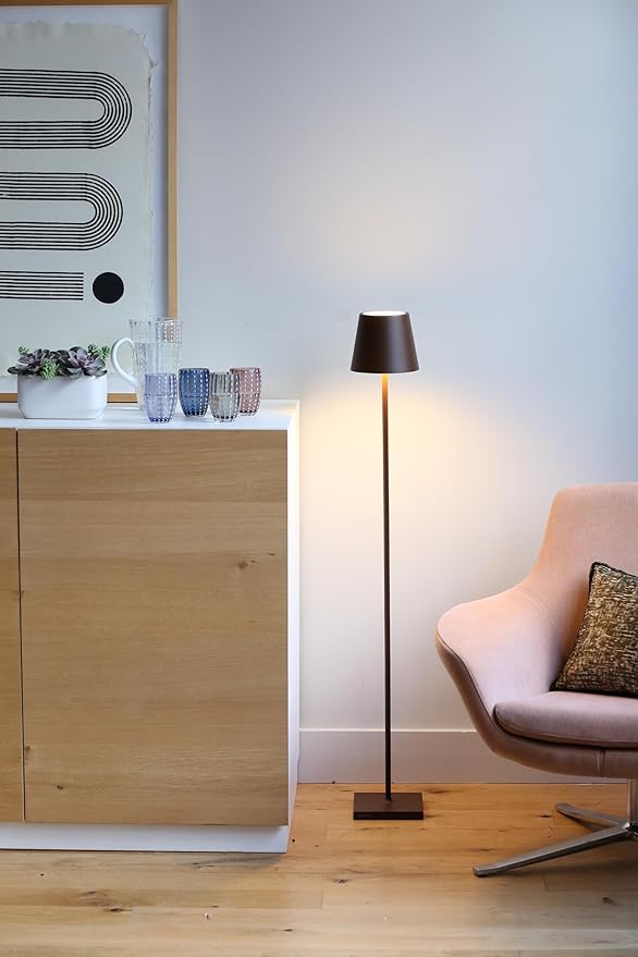 Zafferano Poldina L Pro Floor & Table Lamp Rust