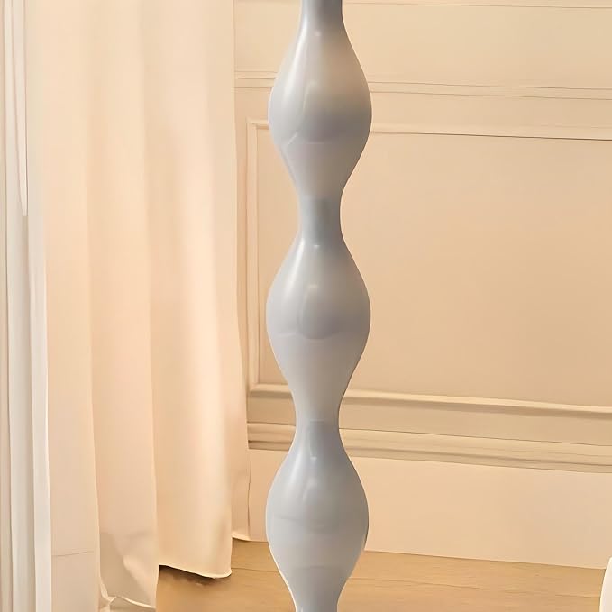 Modern Floor Lamp, White, Metal, 59.1 Inch High, 3 Light Colors, Foot Switch, Decorative, Reading