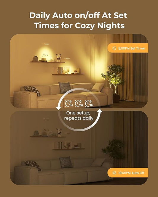 LED Spotlights Indoor, Rechargeable Uplights with Daily Auto Timer, 5500mAh Battery, 3CCT, Dimmable & Remote Control, Wireless Accent Lighting for Plants, Wall Display & Artwork