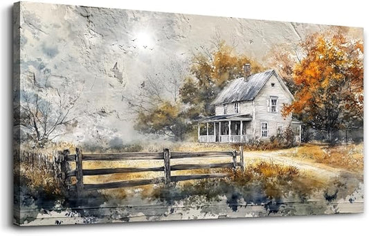KELIYUAN Wall Decor Large Canvas Painting Wall Art For Bedroom Living Room Decoration Abstract Ink Landscape Painting Art Print Picture Room For office Farmhouse Home Decor Home Aesthetics 30x60 In
