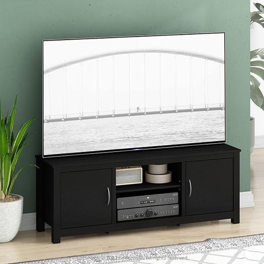 Furinno Classic Stand with Storage for TV up to 65 Inch, Americano, Large