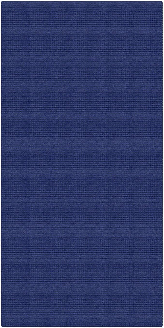 KOZYFLY 3x6 Washable Runner Rug, Non Slip Wide Runners for Hallway, Woven Large Entryway Runners, Braided Floor Carpet Runner for Entry, Kitchen, Bedside, Hall, Royal Blue/Navy