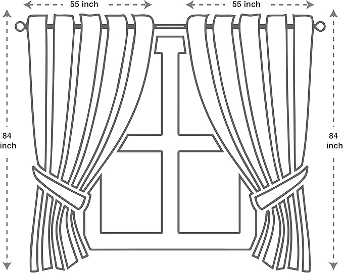 GLORY RUGS Jacquard Luxury Window 2 Panel Set Burgundy Gold Curtain with Attached Valance and Backing Bedroom Living Room Dining 2 Curtains 55x84 inches Each Jana