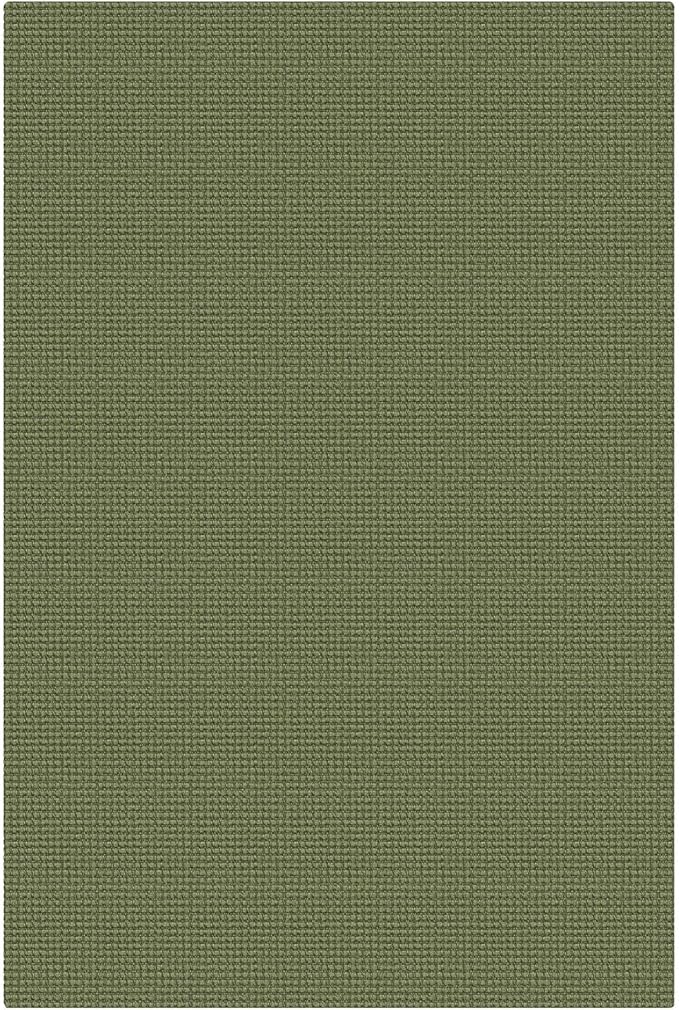 KOZYFLY Washable 4x6 Entry Woven Area Rug, Braided Throw Rugs for Entryway, Non Slip Door Mat Indoor Entrance, Front Porch Carpet for Foyer, Kitchen, Bedroom, Living Room, Olive Green/Earthy Green