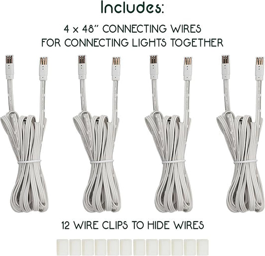 48" Wire Connector, 4 pk