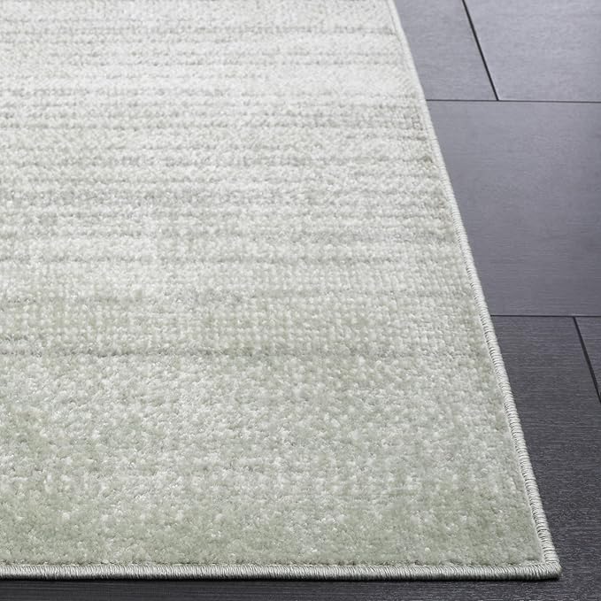 SAFAVIEH Adirondack Collection Area Rug - 9' x 12', Sage & Grey, Modern Design, Non-Shedding & Easy Care, Ideal for The Living Room, Dining, Bedroom (ADR183W)