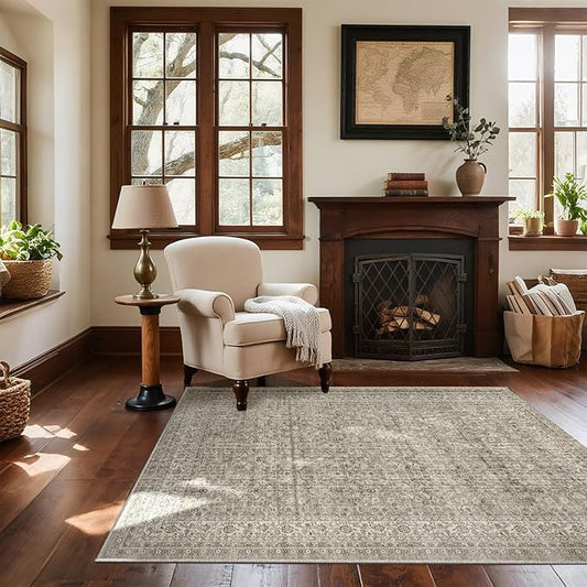 3x5 Washable Area Rugs for Entryway: Door Mat Indoor Entrance Throw Rug Stain Resistant Non Slip Low Pile Soft Carpet for Kitchen Front Door Indoor Entrance Entry Bedroom