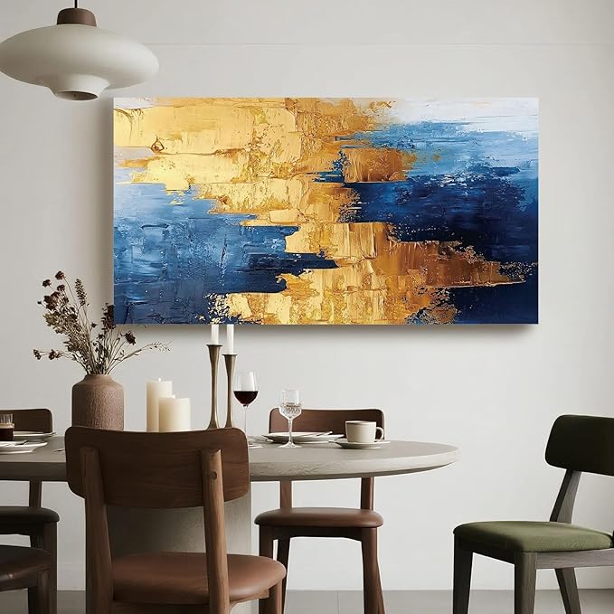 Iallbin Abstract Canvas Wall Art, Large Wall Art for Living Room, for Wall Modern Paintings Wall Decor Living Room, Kitchen Home and Office