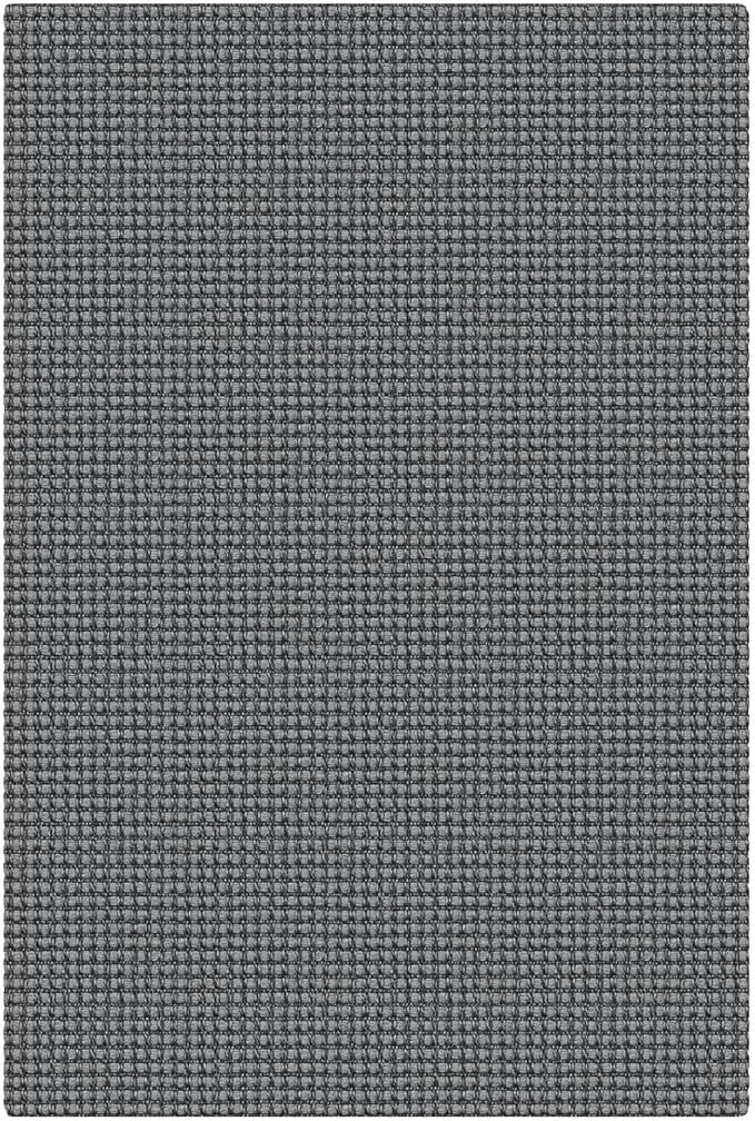 KOZYFLY Indoor Door Mat 2x3 ft Small Area Rugs Washable Front Door Mat Non Slip Rubber Backed Entryway Rug Cotton Entrance Doormat for Front Porch Bathroom Kitchen Bedroom, Grey/Dark Grey