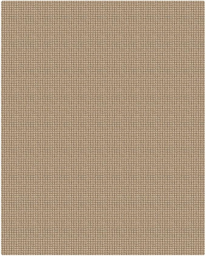 KOZYFLY Boho Washable 4x5 Entry Woven Area Rug, Braided Throw Rugs for Entryway, Non Slip Door Mat Indoor Entrance, Farmhouse Carpet for Foyer, Bedroom, Dining, Office, Orange Beige/Tan/Brown