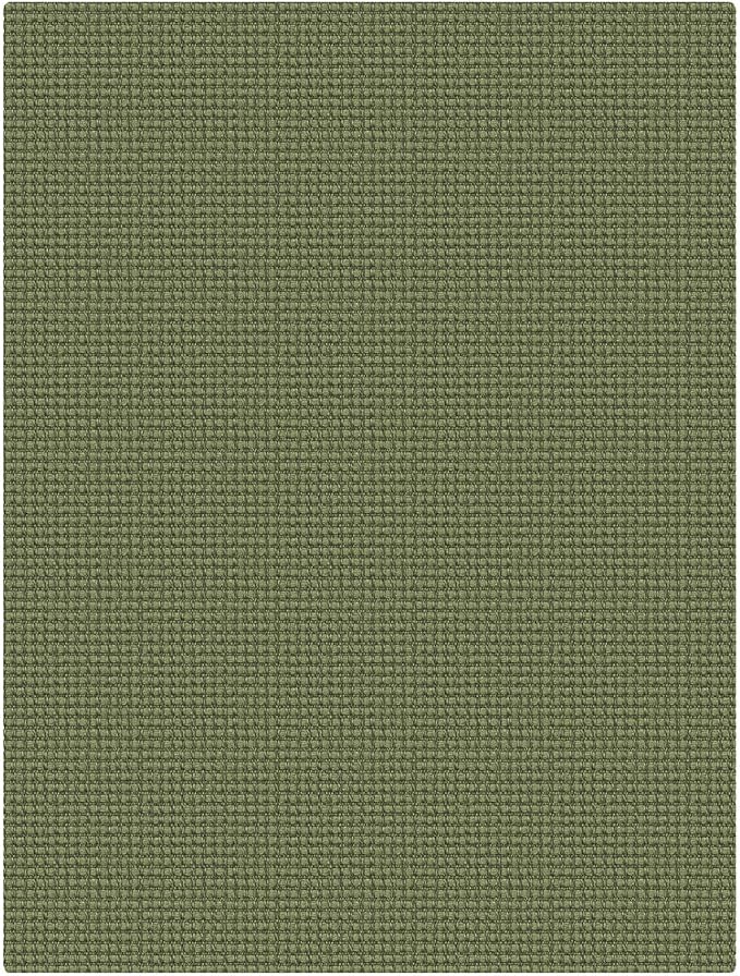 KOZYFLY Washable 3x4 Entry Area Rug, Braided Throw Rugs for Entryway, Non Slip Door Mat Indoor Outdoor Entrance, Front Porch Foyer Carpet for Kitchen, mudroom, Bathroom, Olive Green/Earthy Green