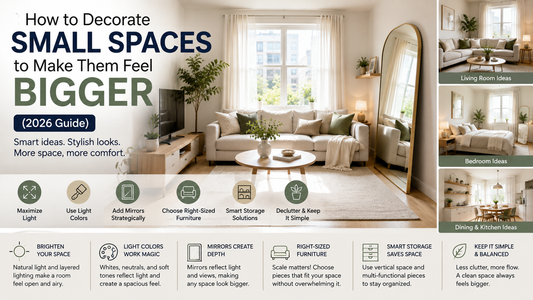 🇺🇸 How to Decorate Small Spaces to Make Them Feel Bigger (2026 Guide)