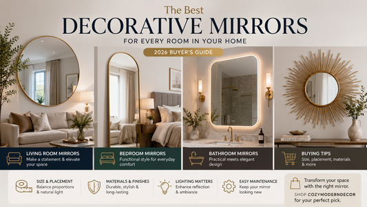 Best Decorative Mirrors for Every Room in Your Home (2026 Buyer’s Guide)