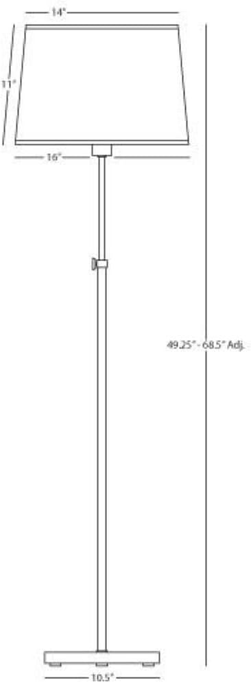 Robert Abbey 463 Lamps with Oyster Linen Shades, Aged Natural Brass Finish