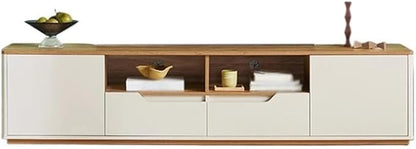 Desktop TV Station Monitor Console Shelf Desk TV Stand Cabinet Mobile TV Furniture