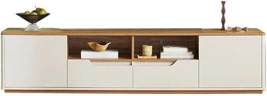 Desktop TV Station Monitor Console Shelf Desk TV Stand Cabinet Mobile TV Furniture