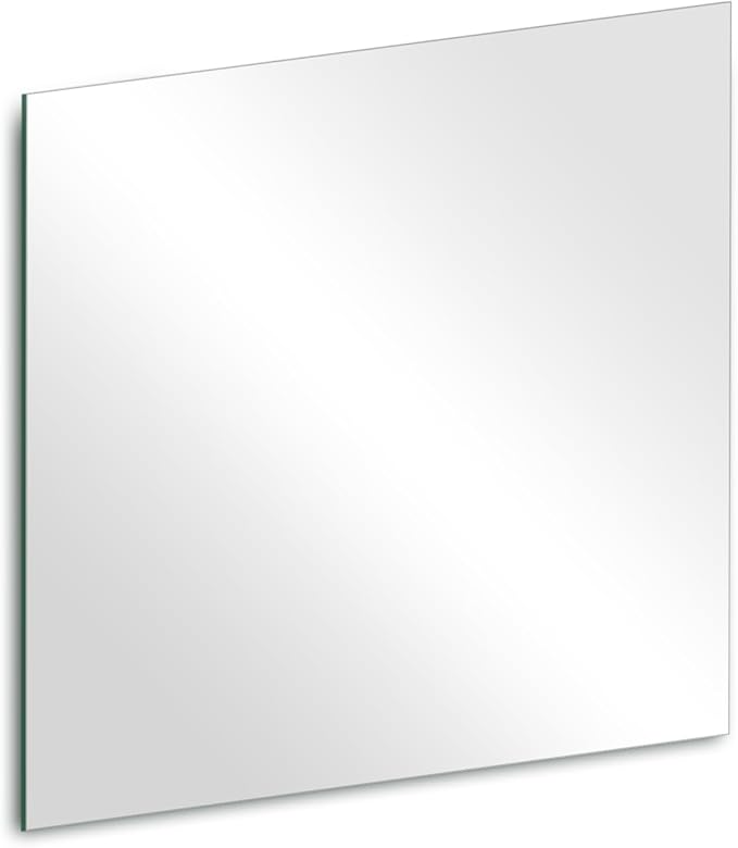 Glass Square Mirror Sheet for Wall Decor, 8 x 8 x 1Pcs Small Decorative Mirror Tray Candle Plates for Table Centerpieces, Wedding, DIY Project, Bathroom, Bedrooms, Home Decor