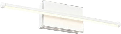 20-Inch Smart LED Vanity Light Bar | Dual Light Source (10W Main/3W Motion Sensor) | 4 Switch Modes (Incl. Night Light) | 3000K, 1040LM, CRI 90+, Dimmable, ETL (Matte White)