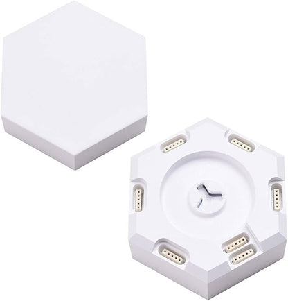 Yescom APP Control Smart LED Light Panels Hexagon Smarter Expansion Kit 16 Million Colors Changing Gaming Room Decor Touch Lamp Replacement