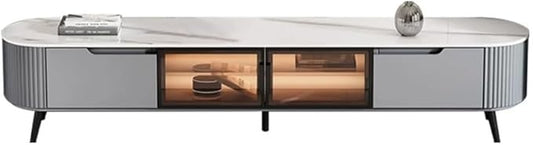 Drawer TV Stand Rack, Solid Wood Vertical Entertainment Table, TV Monitor Furniture
