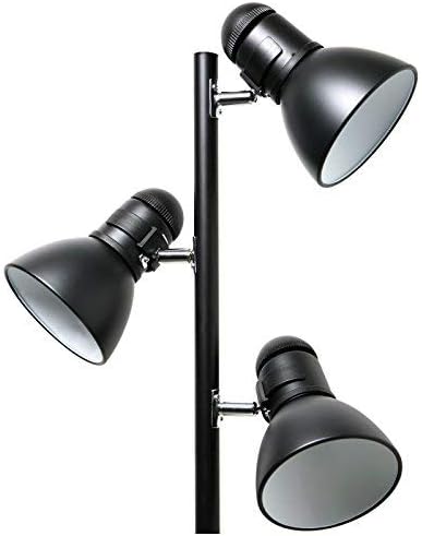 Boston Harbor TL-TREE-134-BK-3L 3-Light Adjustable Tree Lamp, 60 W, A19, Black
