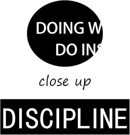 Perseverance Discipline Consistency Motivational Canvas Office 3 Panel Print Wall Art Inspirational Poster Painting Modern Inspiring Artwork for Home Living Room Decor Ready to Hang [36''Wx 16''H]