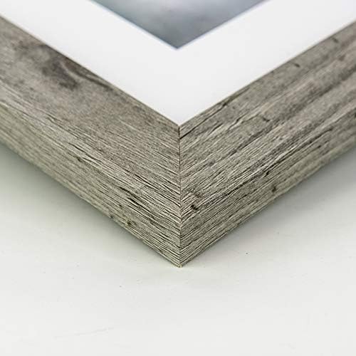 Grey 11x14 Picture Frame set of 3,Display 11x14 without Mat or 8x10 with Mat，Wall Gallery Photo Frames
