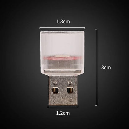 USB LED Atmosphere Light, 5V/1A 1.5W Mini USB Smart Light LED Car Interior Ambient Atmosphere Night Lamp for Cars Laptops Home Office Decoration,Yellow Light