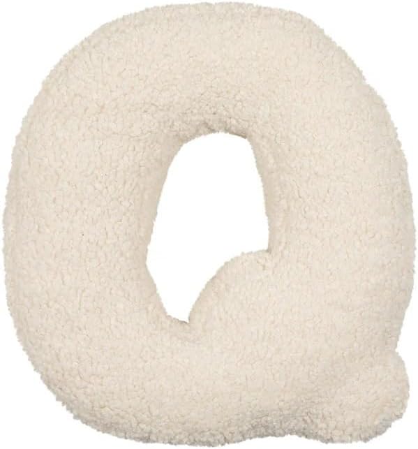 Letter Pillow English Letter Plush Pillow Cozy Lambswool Initial Throw Pillow Alphabets Letter Decorative Cushion Comforting Huggable Stuffed Cushion for Bedroom Sofa（15.7 * 13.8 * 3.9 in）